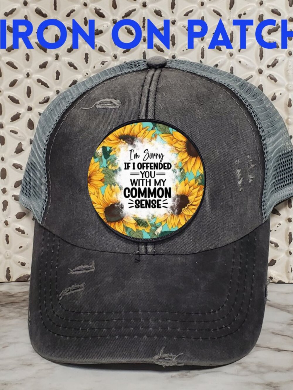 Sarcasm Iron on Patch